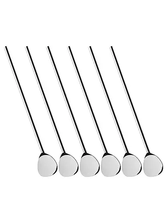 CILIO | Cocktaillöffel mit Trinkhalm 6er Set | 